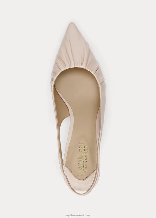 Ralph Lauren naised lolah nappa nahast slingback pump PR0V5033 heleroosa