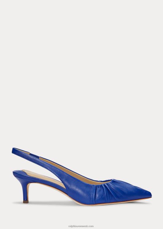Ralph Lauren naised lolah nappa nahast slingback pump PR0V5035 sinine saturn