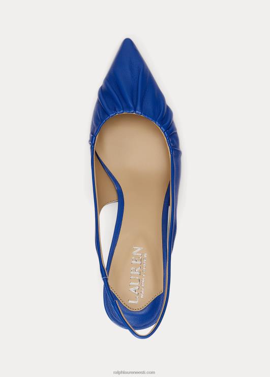 Ralph Lauren naised lolah nappa nahast slingback pump PR0V5035 sinine saturn