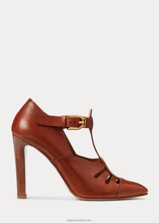 Ralph Lauren naised robynn poleeritud vasikanaha pump PR0V9704 rl kuld