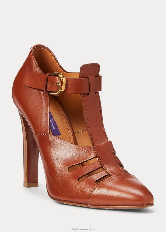 Ralph Lauren naised robynn poleeritud vasikanaha pump PR0V9704 rl kuld