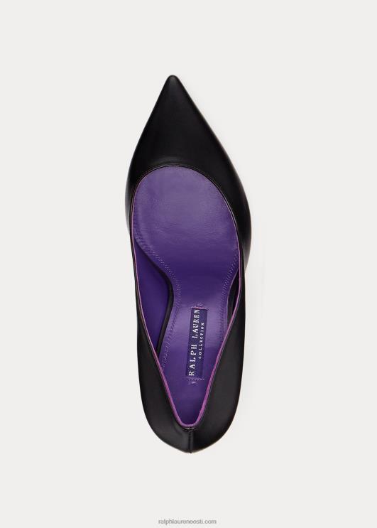 Ralph Lauren naised vasikanahast armissa pump PR0V9702 must