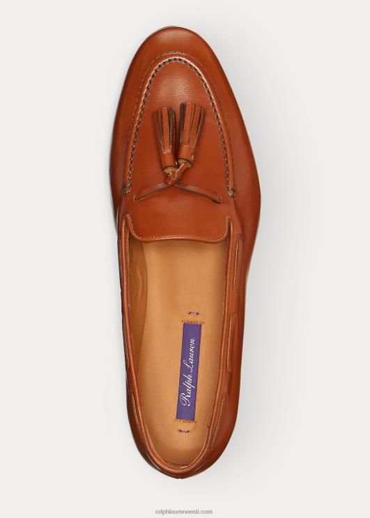 Ralph Lauren naised quillis vasikanahast tutiga päts PR0V9687 tan