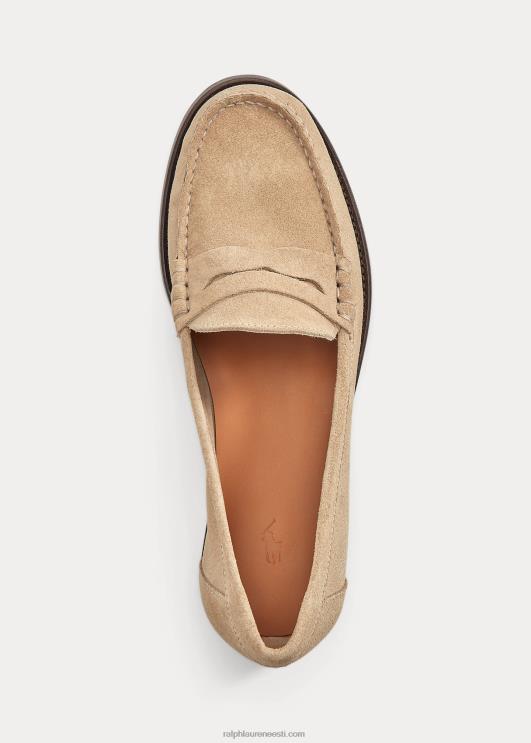 Ralph Lauren naised seemisnahast vasikanahast peenraha PR0V9608 luitepruun