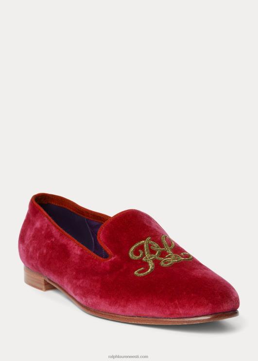 Ralph Lauren naised alonzo tikitud sametsuss PR0V9686 rouge