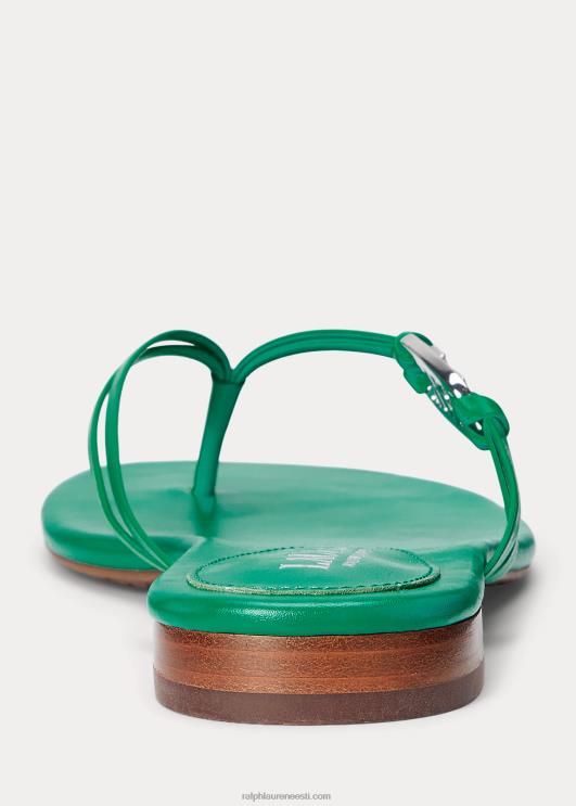 Ralph Lauren naised emalia nappa nahast plätud PR0V9711 palmi leht