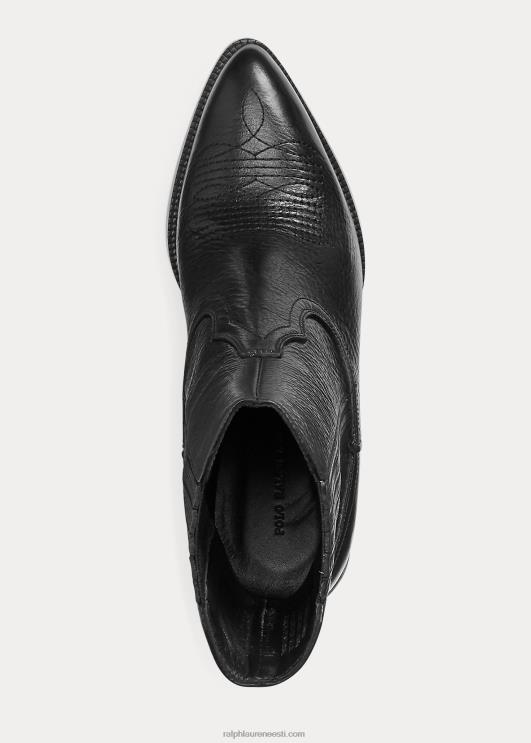 Ralph Lauren naised Lowrey nahast kauboisaabas PR0V5120 must