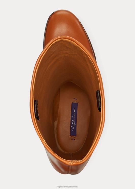 Ralph Lauren naised Sallen vasikanahast ratsasaabas PR0V9708 tan