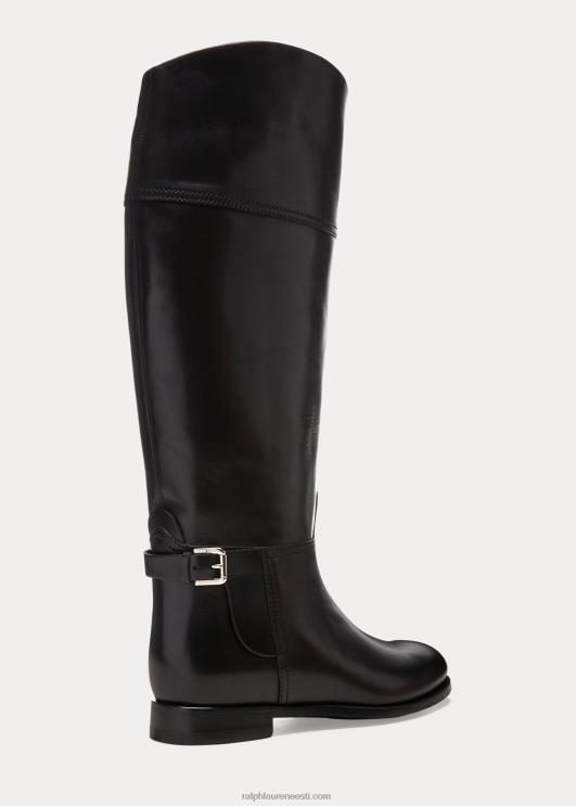 Ralph Lauren naised Sallen vasikanahast ratsasaabas PR0V9709 must