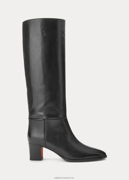 Ralph Lauren naised kõrge vasikanahast saabas PR0V5123 must