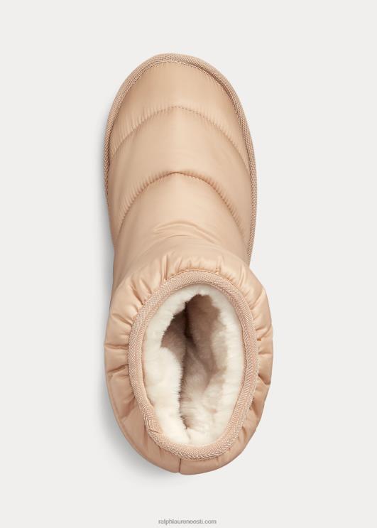 Ralph Lauren naised logoga tepitud saabas PR0V9627 luitepruun