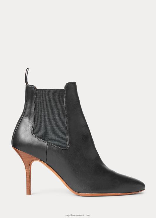 Ralph Lauren naised vachetta vasikanahast kitten-kontsaabas PR0V9630 must