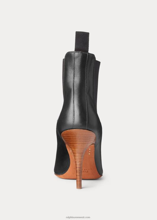 Ralph Lauren naised vachetta vasikanahast kitten-kontsaabas PR0V9630 must