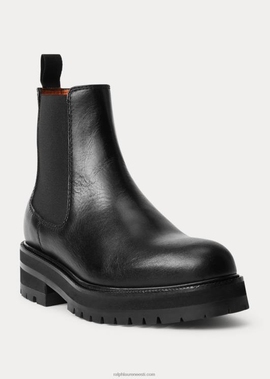 Ralph Lauren naised vasikanahast chelsea saapas PR0V9626 must