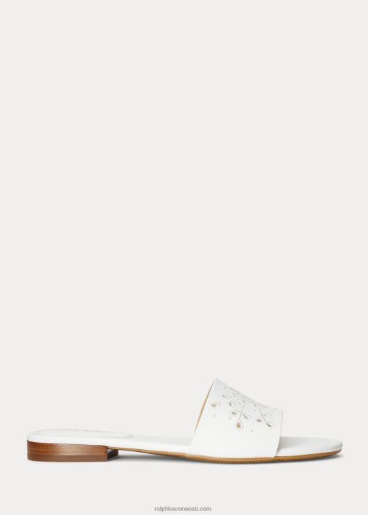 Ralph Lauren naised andee aasaga nahast liugusandaal PR0V4992 lumivalge