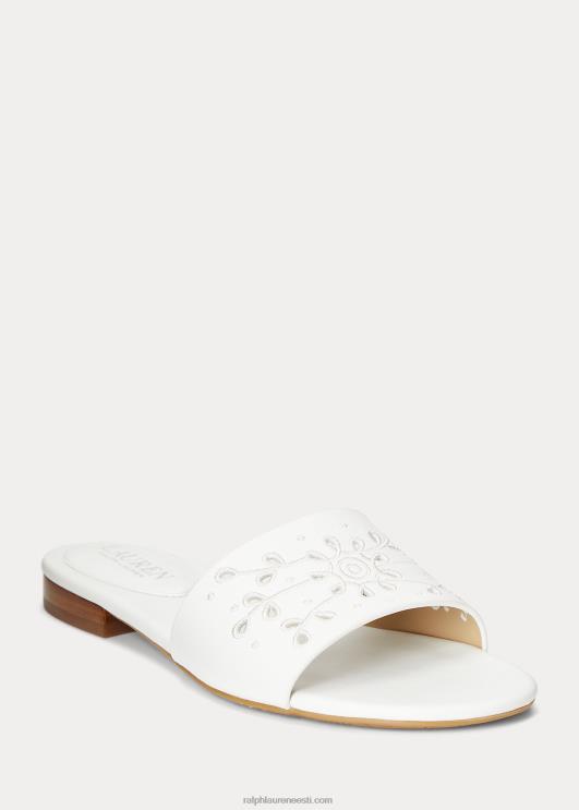 Ralph Lauren naised andee aasaga nahast liugusandaal PR0V4992 lumivalge