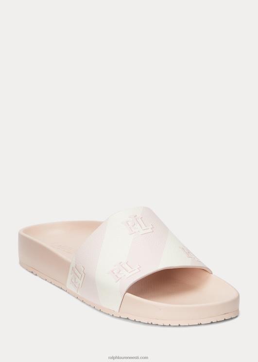 Ralph Lauren naised audrina logoga kunstnahast liugsandaal PR0V4991 heleroosa