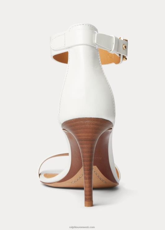 Ralph Lauren naised channing welington box vasikanahast sandaal PR0V9660 valkjas