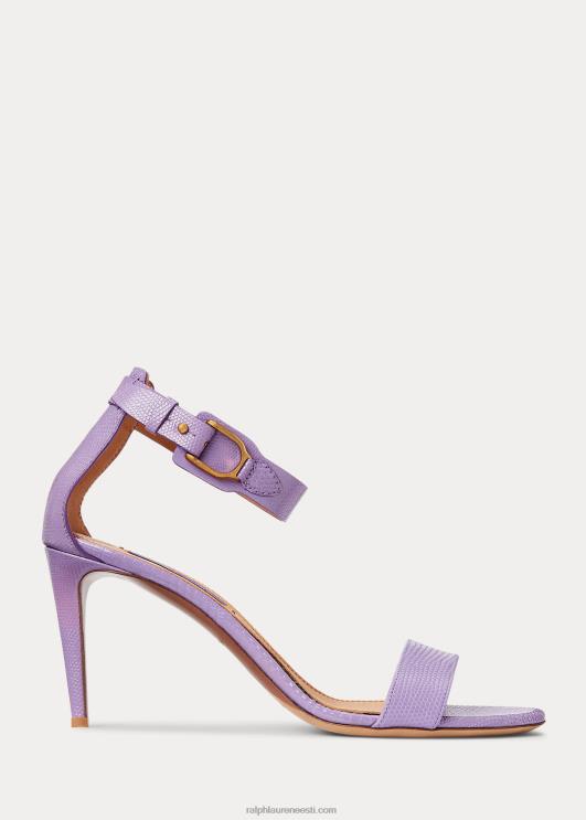 Ralph Lauren naised channing welingtoni reljeefsed sandaalid PR0V9655 lilla