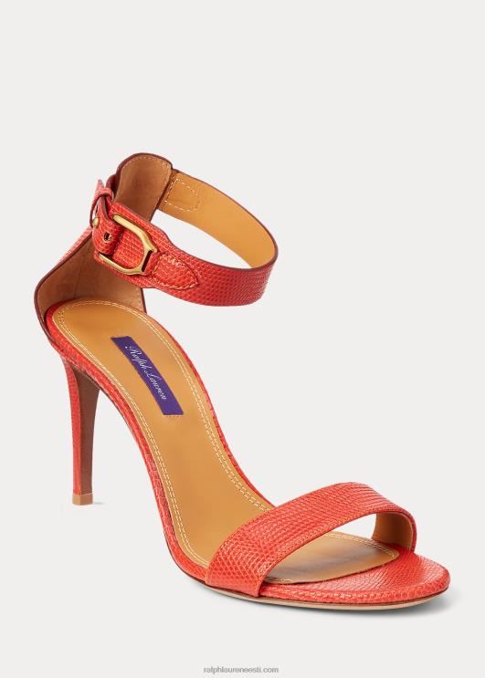 Ralph Lauren naised channing welingtoni reljeefsed sandaalid PR0V9656 vürtsikas apelsin