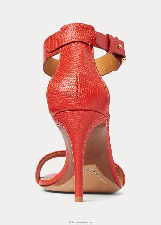 Ralph Lauren naised channing welingtoni reljeefsed sandaalid PR0V9656 vürtsikas apelsin