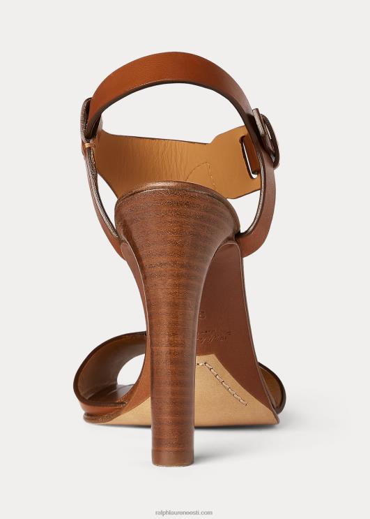 Ralph Lauren naised emilie welington vasikanahast sandaalid PR0V9647 rl kuld