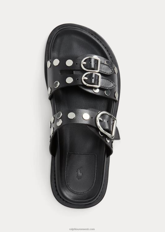 Ralph Lauren naised ezra naastudega lambanahast sandaal PR0V4962 must