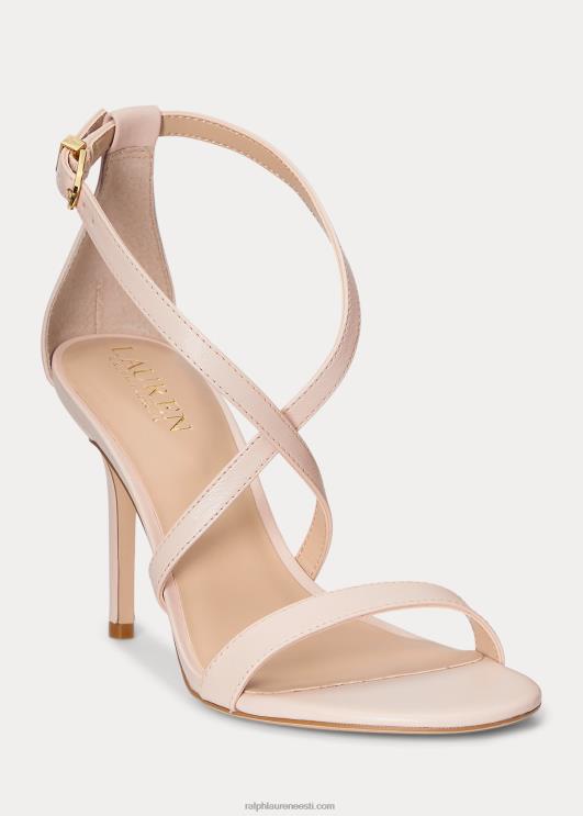 Ralph Lauren naised gabriele nappa nahast sandaalid PR0V5005 heleroosa