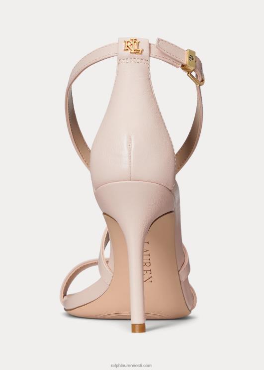 Ralph Lauren naised gabriele nappa nahast sandaalid PR0V5005 heleroosa
