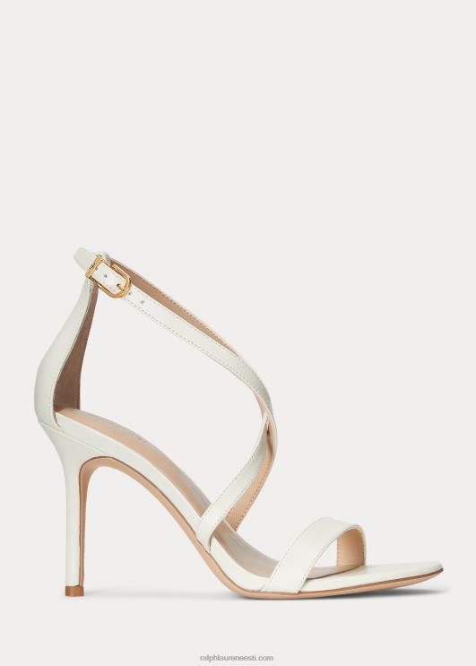Ralph Lauren naised gabriele nappa nahast sandaalid PR0V5028 vanilje