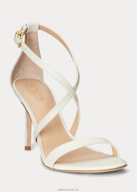 Ralph Lauren naised gabriele nappa nahast sandaalid PR0V5028 vanilje