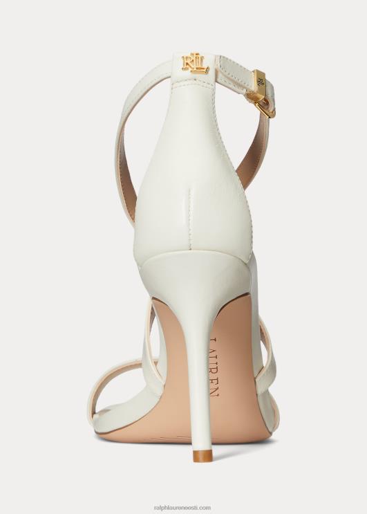 Ralph Lauren naised gabriele nappa nahast sandaalid PR0V5028 vanilje