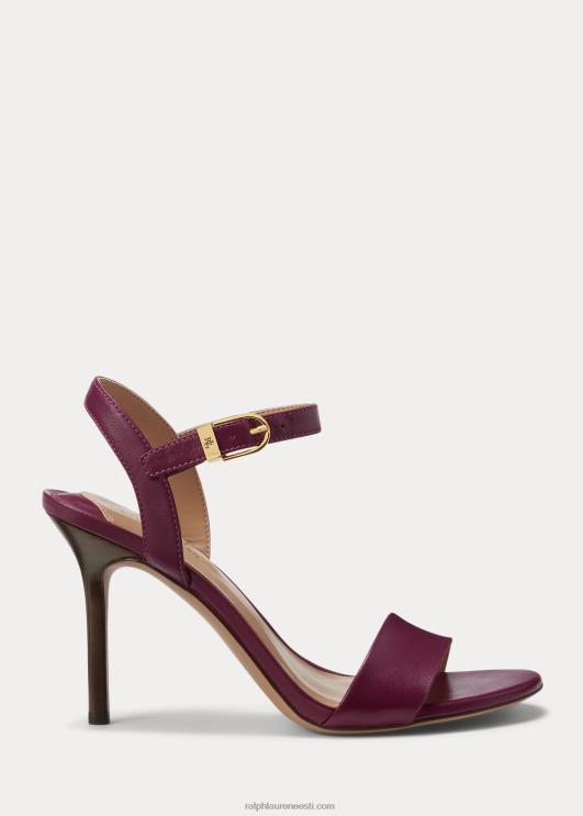 Ralph Lauren naised gwen nappa nahast sandaalid PR0V5017 ploomi kaspia