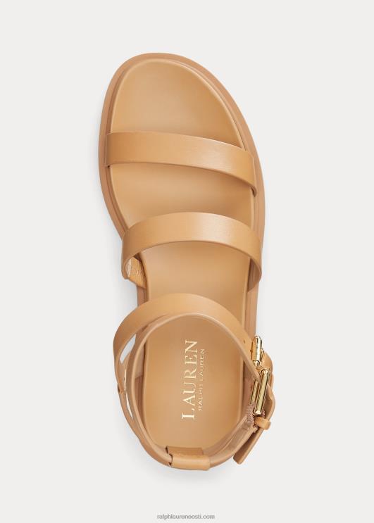 Ralph Lauren naised kayleen nappa nahast sandaalid PR0V9601 buff