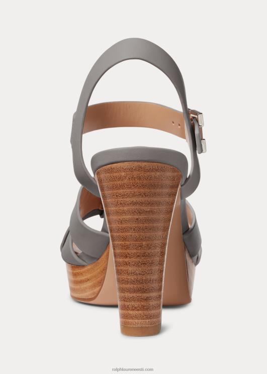 Ralph Lauren naised soffia nappa nahast sandaalid PR0V5020 ookean