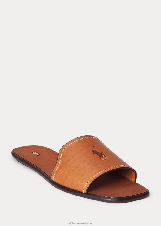Ralph Lauren naised vachetta nahast liugsandaal PR0V4968 cuoio