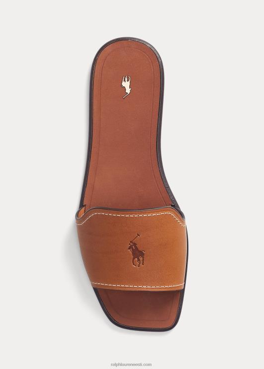 Ralph Lauren naised vachetta nahast liugsandaal PR0V4968 cuoio