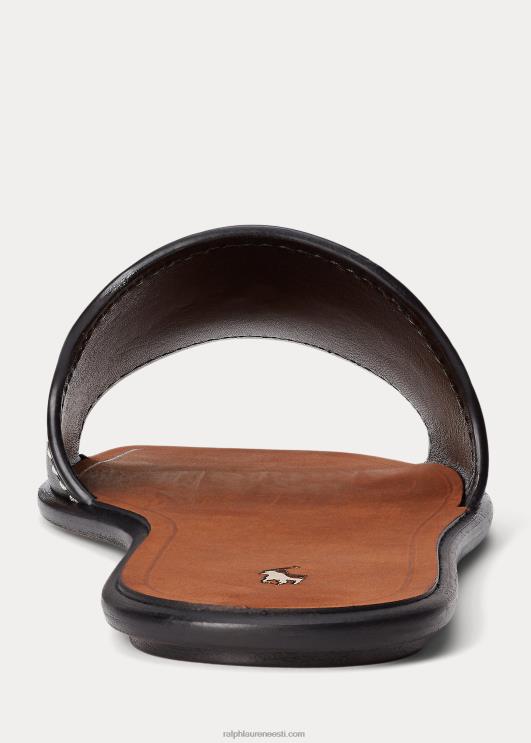 Ralph Lauren naised vachetta nahast liugsandaal PR0V4969 must