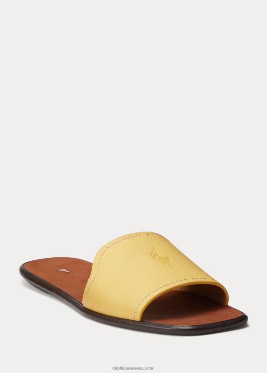 Ralph Lauren naised vachetta nahast liugsandaal PR0V4970 limone