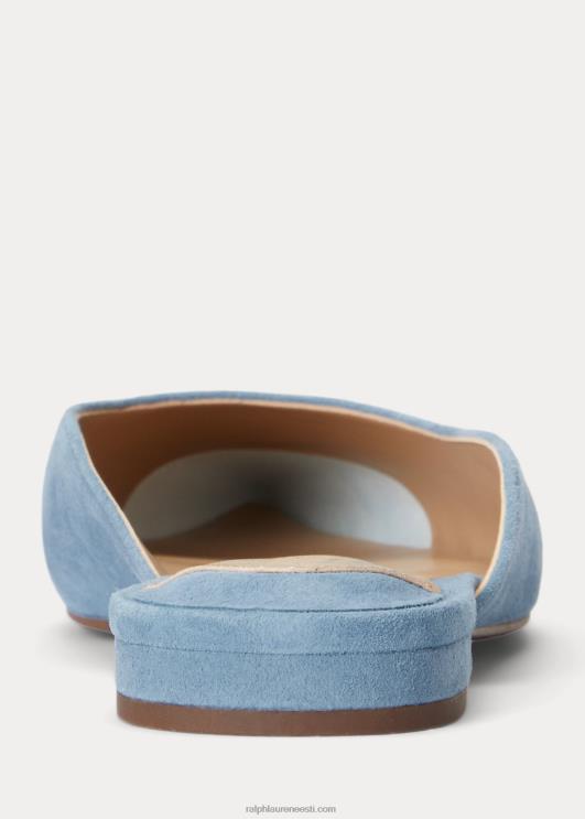 Ralph Lauren naised Londoni seemisnahast muul PR0V5068 provence sinine