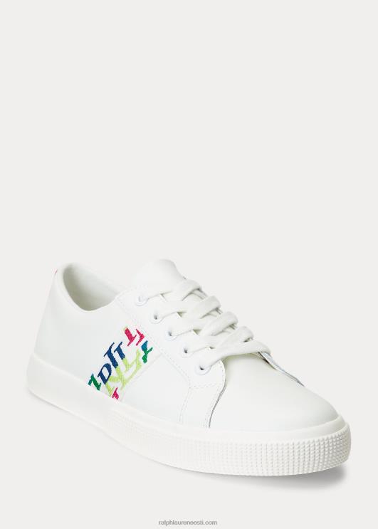 Ralph Lauren naised janson iii nappa nahast kets PR0V5080 mitmevärviline logo/valge