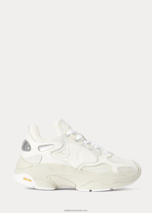 Ralph Lauren naised logotehnilised tossud PR0V9624 valge/krohv/hõbedane