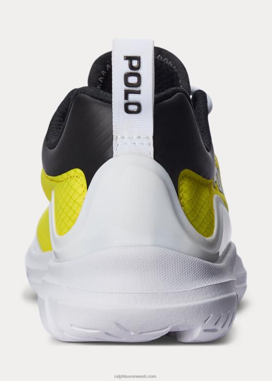 Ralph Lauren naised polo sport tech võidusõidu tossud PR0V5114 valge/kollane/must