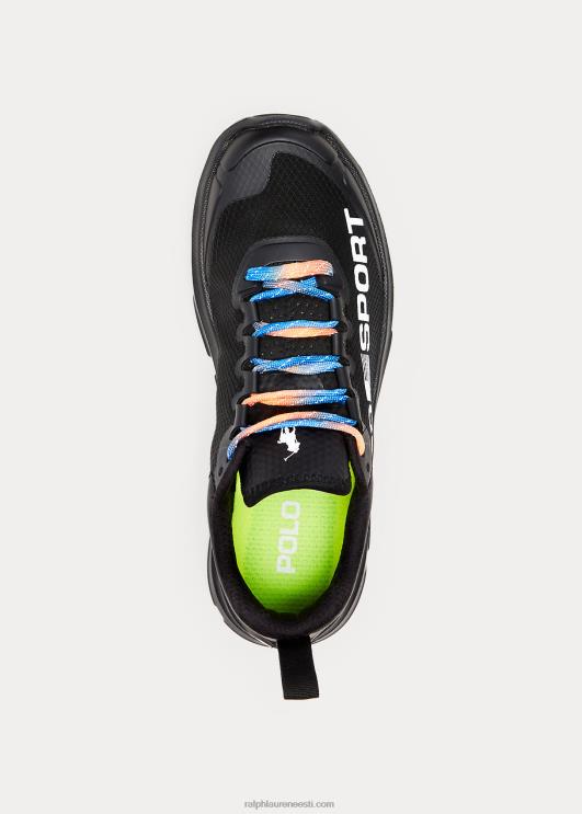 Ralph Lauren naised polo sport tech võidusõidu tossud PR0V5115 must valge