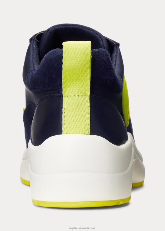 Ralph Lauren naised reaghan nahast ja seemisnahast tossud PR0V5126 prantsuse merevägi/key laim