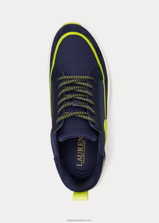 Ralph Lauren naised reaghan nahast ja seemisnahast tossud PR0V5126 prantsuse merevägi/key laim