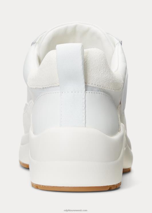 Ralph Lauren naised reaghan nahast ja seemisnahast tossud PR0V5127 valge/klubimaja kreem