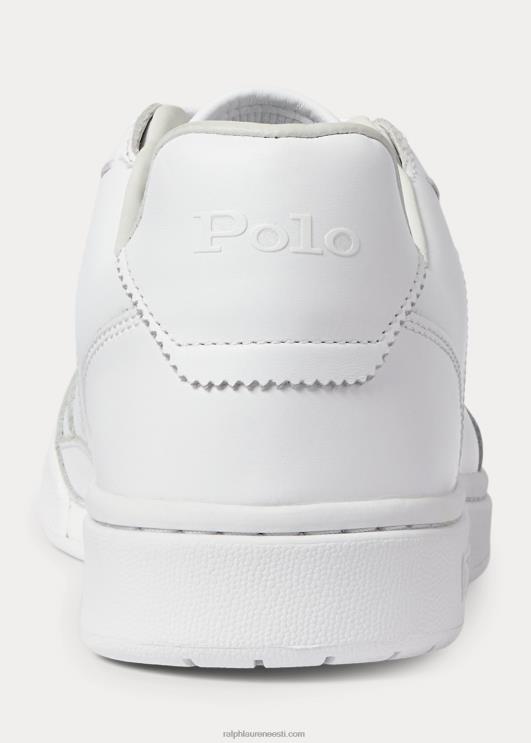 Ralph Lauren naised õukonnanahast tossud PR0V9618 valge