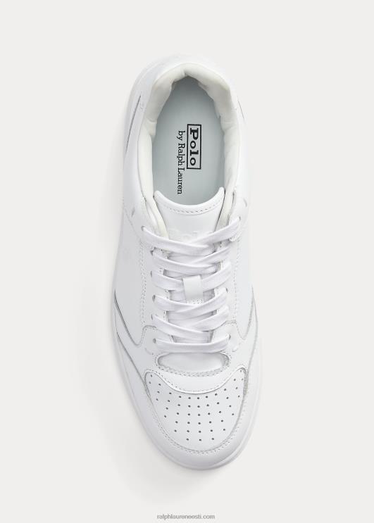 Ralph Lauren naised õukonnanahast tossud PR0V9618 valge