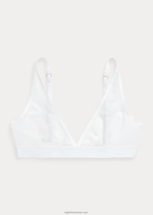 Ralph Lauren naised võrgust voodrita rinnahoidja PR0V3375 valge pilv